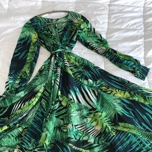 S - tropical maxi dress